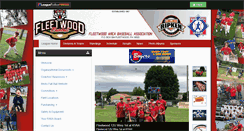 Desktop Screenshot of fleetwoodbaseball.org
